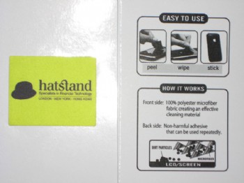 Smartphone sticky microfiber screen cleaner(YZ-SYT001) Smartphone sticky microfiber screen cleaner(YZ-SYT001)